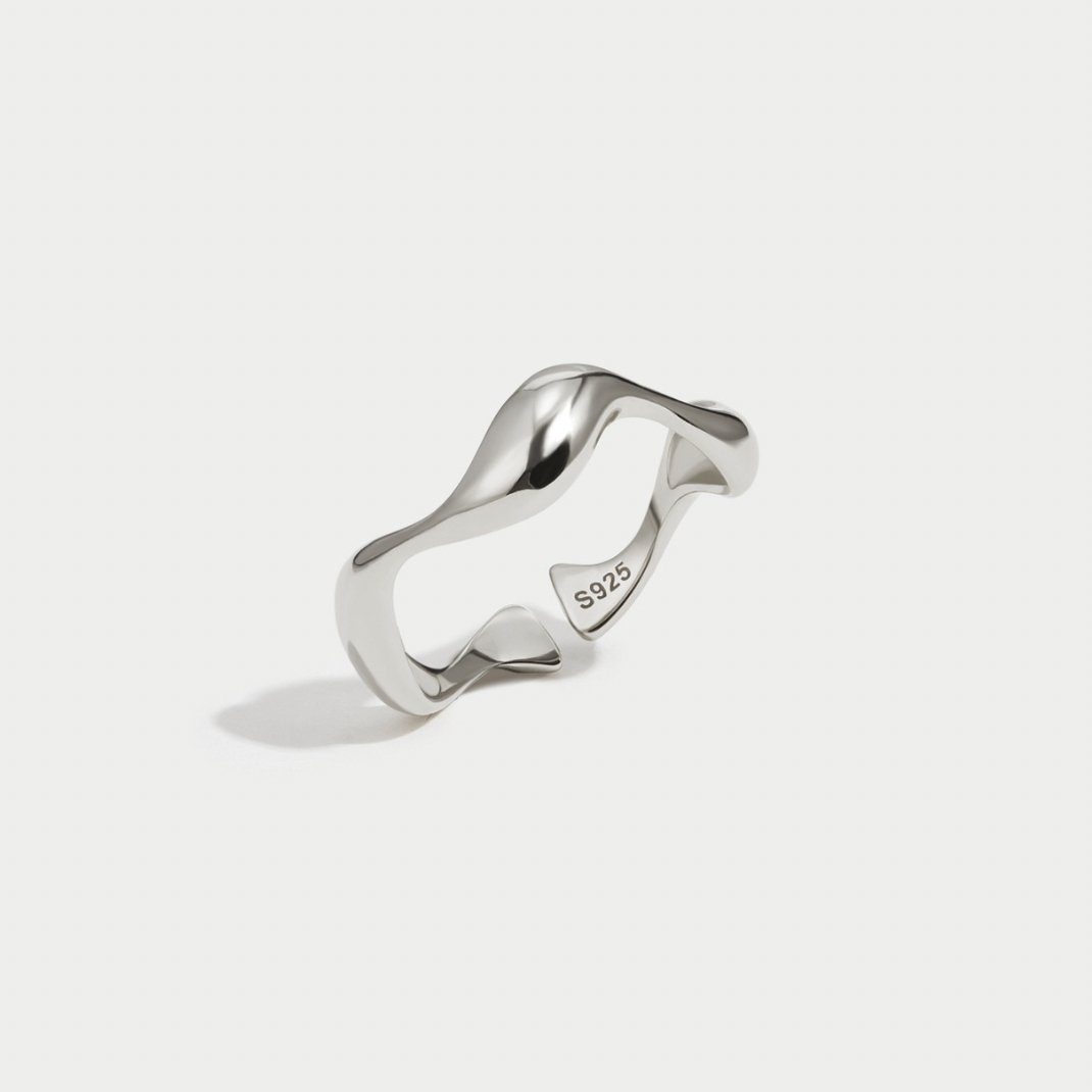 Anello Silver Wave