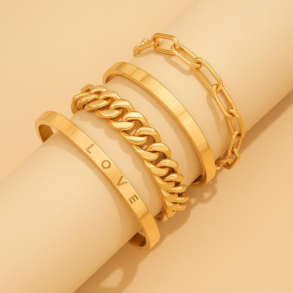 Set Elan Mercer – Senza tempo in oro