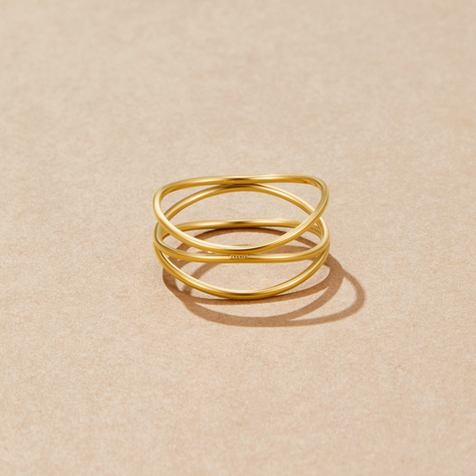 Infinity Loop - Anello in oro