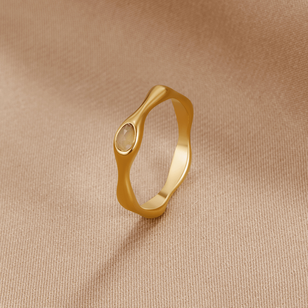 Anello Amalfi Wave in oro