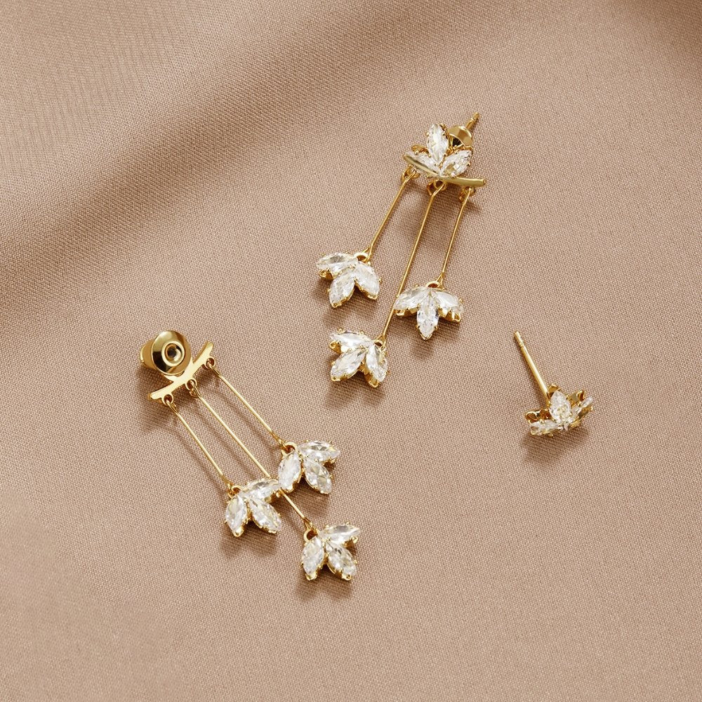 Eleganti orecchini a cascata