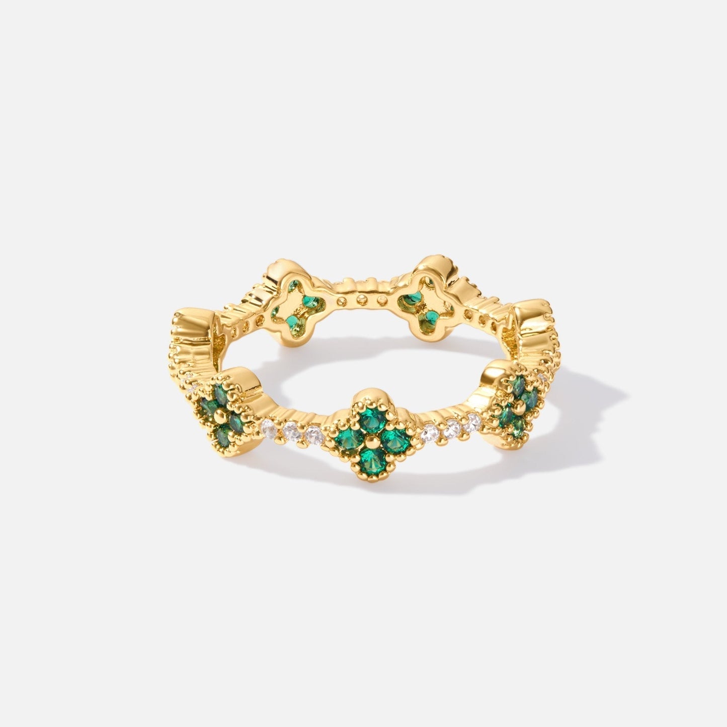 Anello di cristallo Lucky Clover
