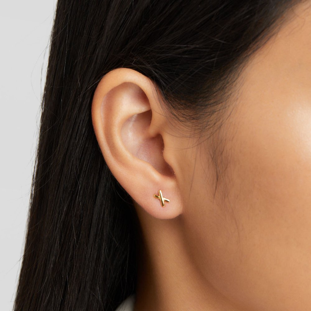 Orecchini a bottone Graffiti X