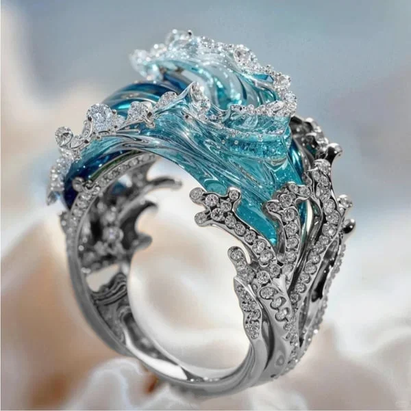 Anello della promessa dell'oceano