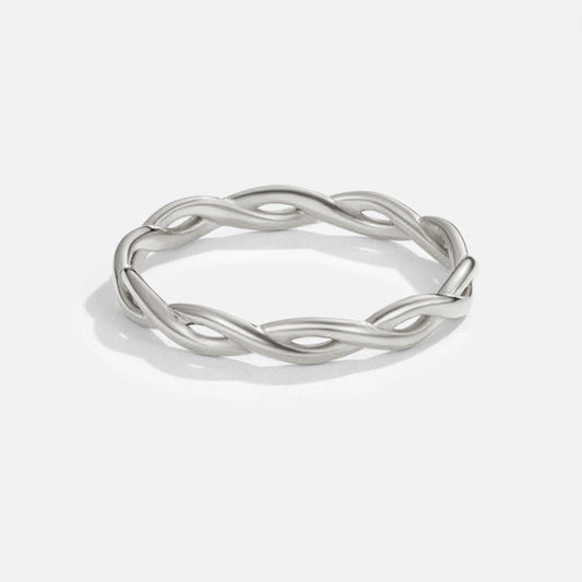 Anello Infinity Silver Twist