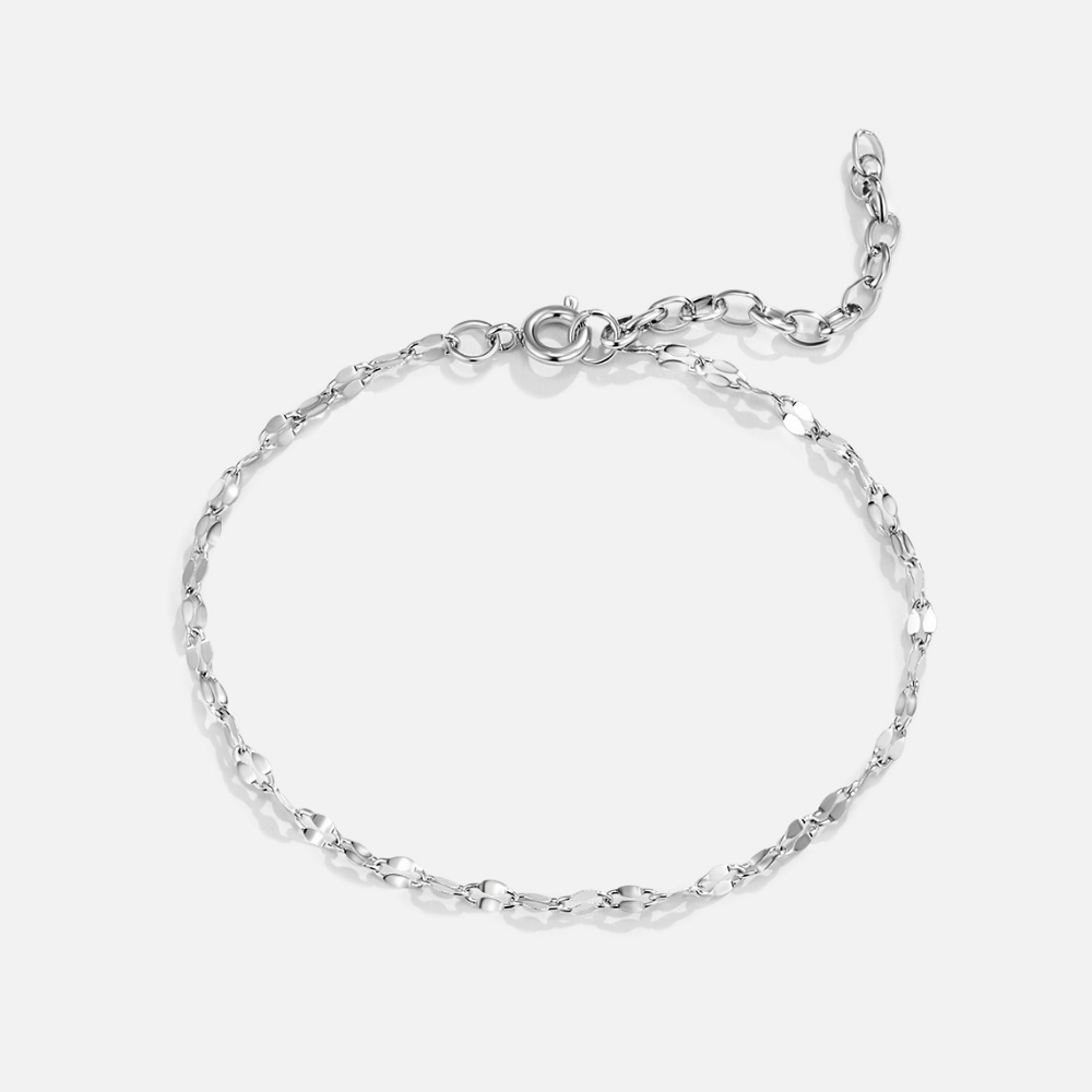 Bracciale a catena in argento Leila