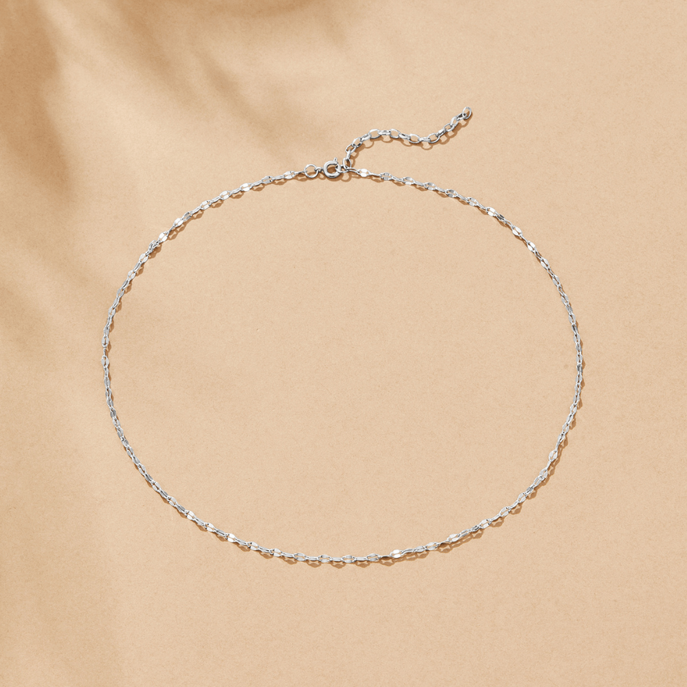 Collana con catena in argento Leila
