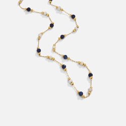Collana con perline di pietra Lulu Midnight