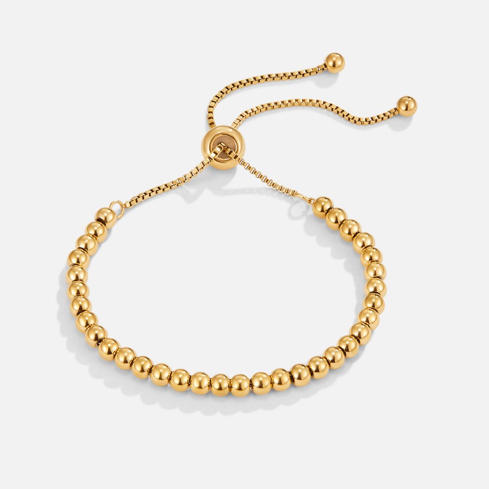 Bracciale in oro con perline Nila
