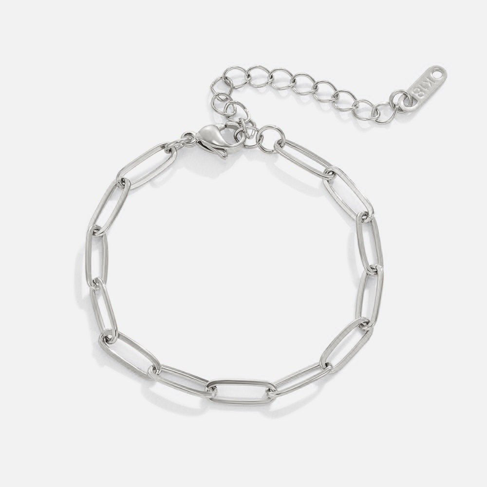 Bracciale in argento con graffetta