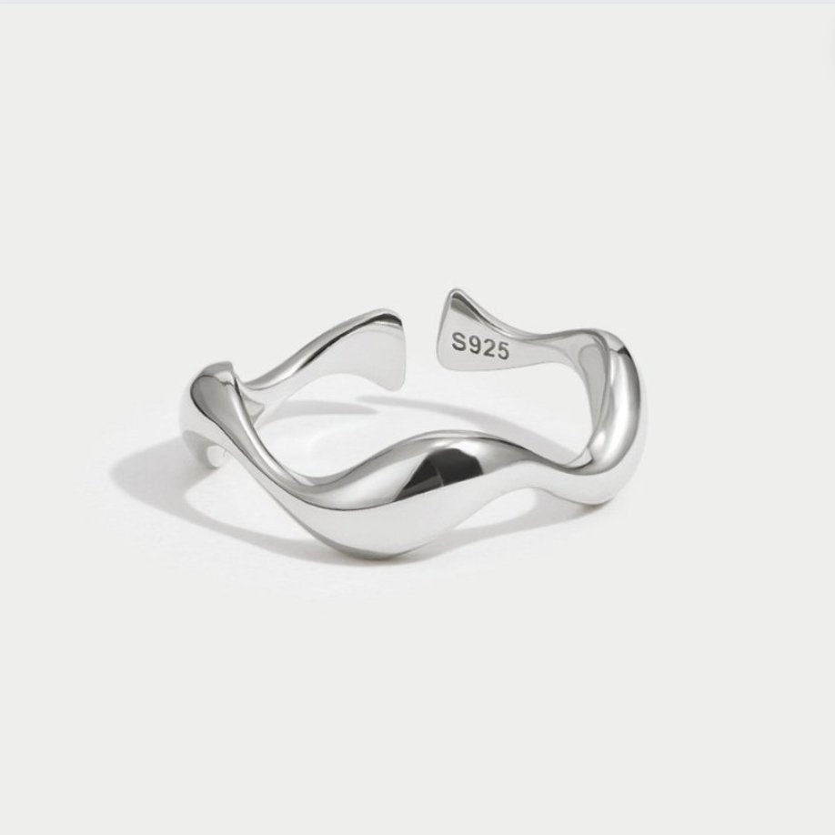Anello Silver Wave
