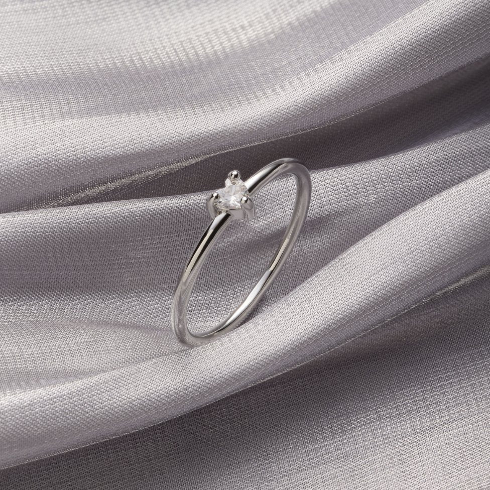 Anello a forma di cuore in cristallo "Small Love"