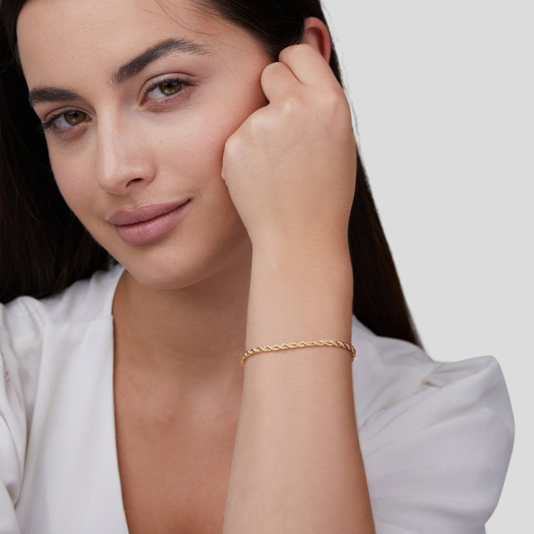 Bracciale Twisted Chic in oro