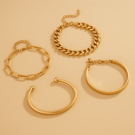 Set Elan Mercer – Senza tempo in oro