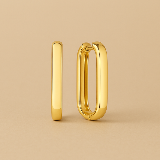 Gli Icon Hoops in oro