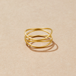 Infinity Loop - Anello in oro
