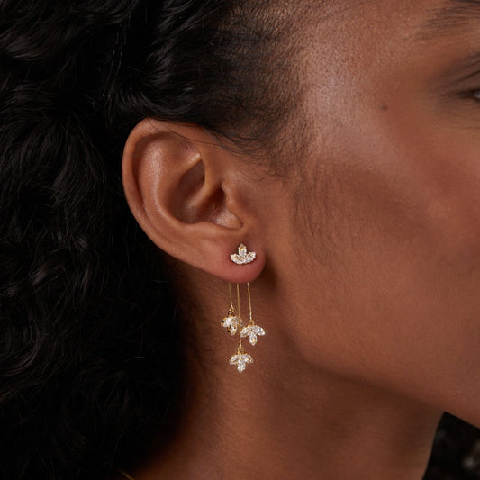 Eleganti orecchini a cascata