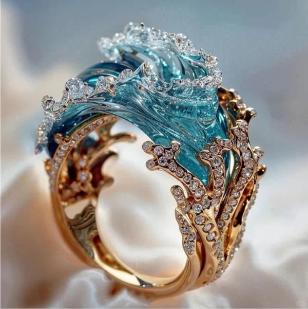Anello della promessa dell'oceano 