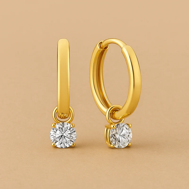 Orecchini Larmes de Lune in oro