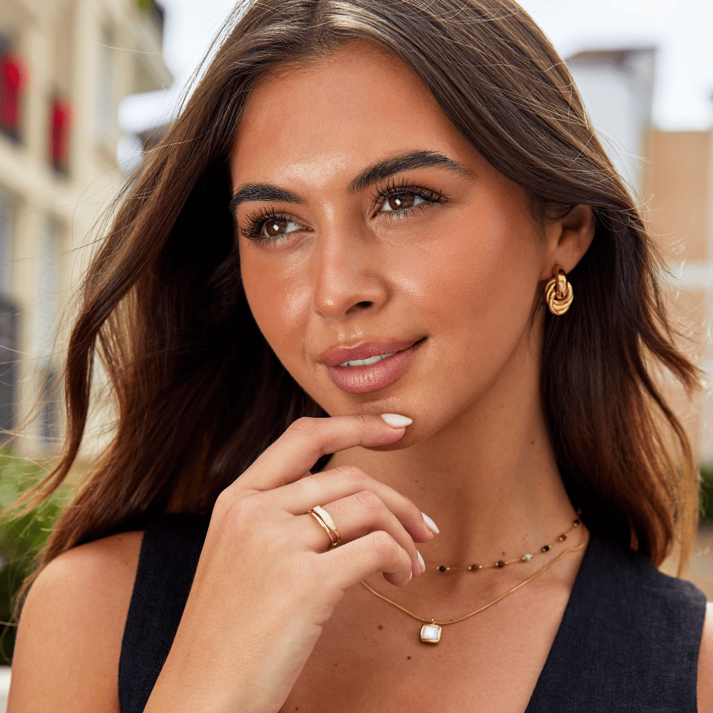 Anello Sahara Gold a strati