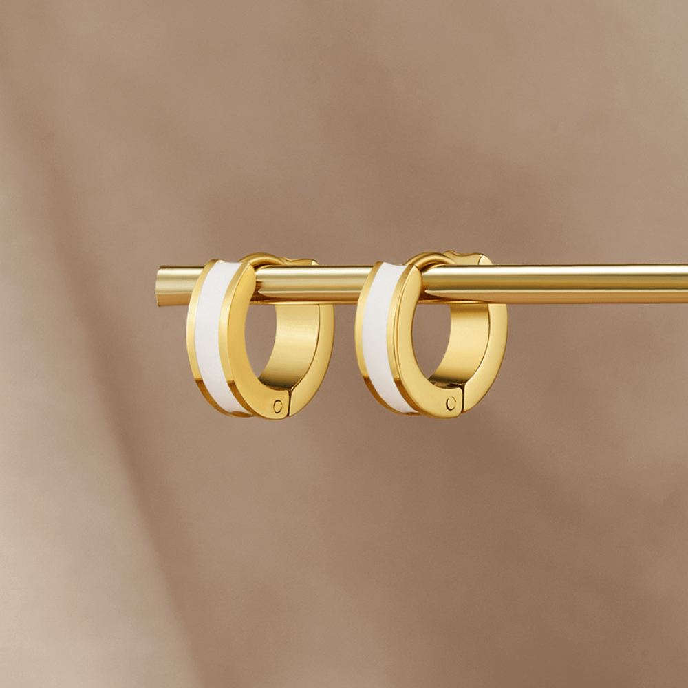 Orecchini a cerchio Leigh White