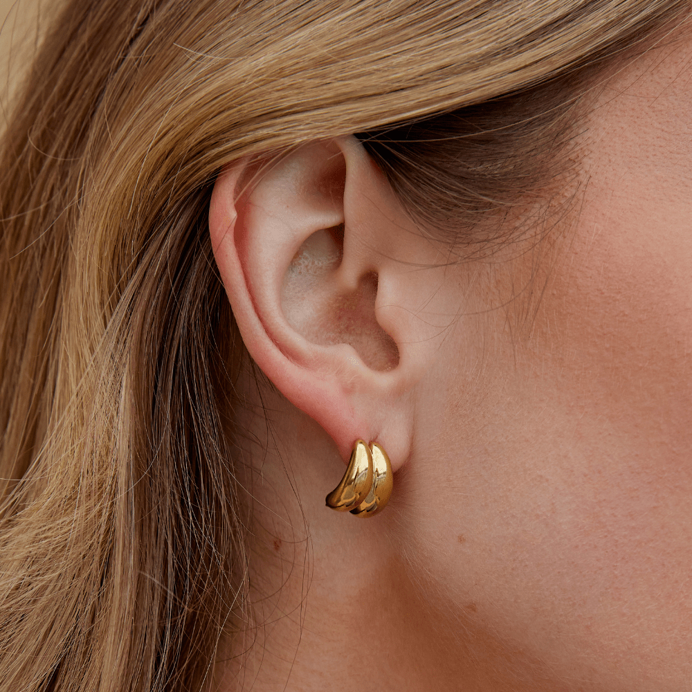 Orecchini a goccia gemelli